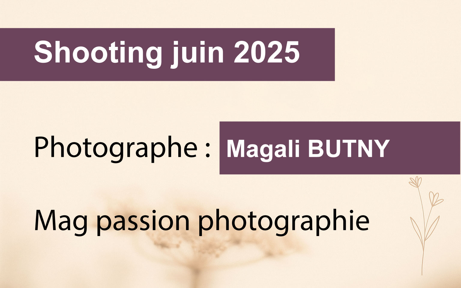 Shooting Juin 2025