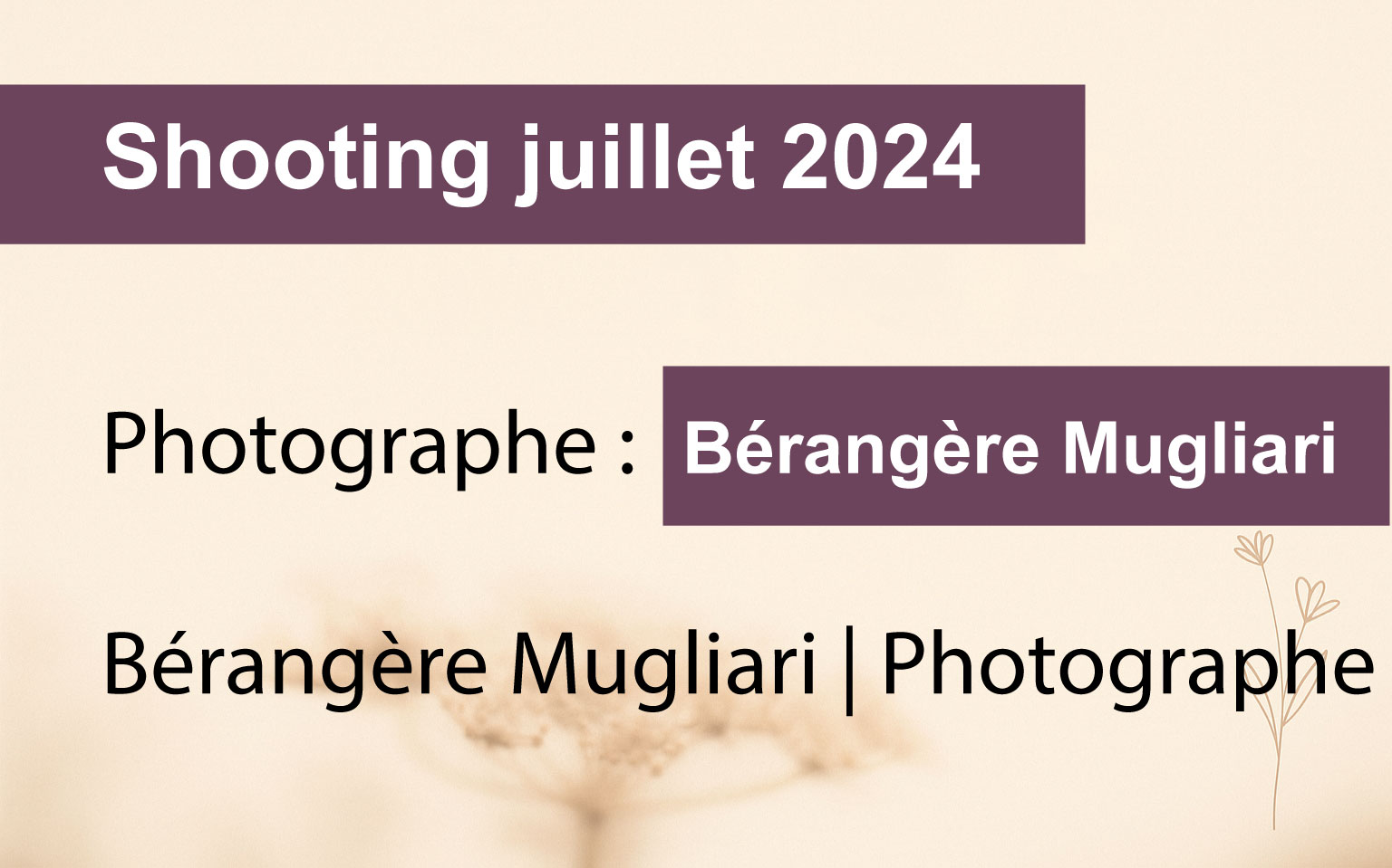 Shooting juillet 2024